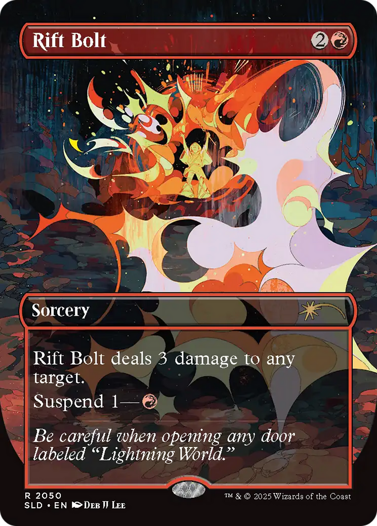 Rift Bolt (2050) (Rainbow Foil) [Secret Lair Drop Series] | Good Games Cannington