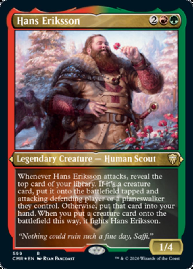 Hans Eriksson (Etched) [Commander Legends] | Good Games Cannington
