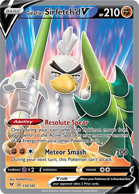 Galarian Sirfetch'd 174/185 (SWSH04: Vivid Voltage)  - Holofoil | Good Games Cannington