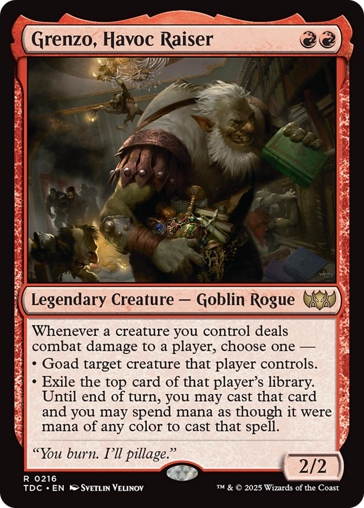 Grenzo, Havoc Raiser [Tarkir: Dragonstorm Commander] | Good Games Cannington