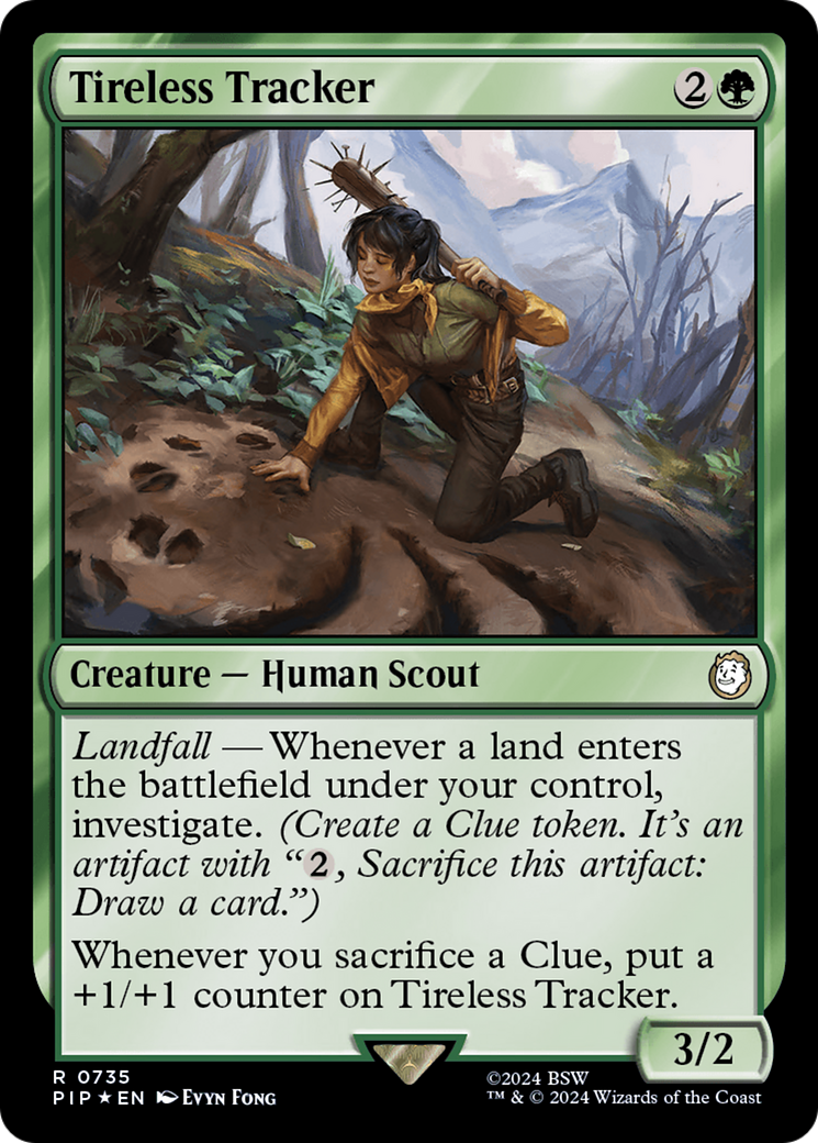 Tireless Tracker (Surge Foil) [Fallout] | Good Games Cannington