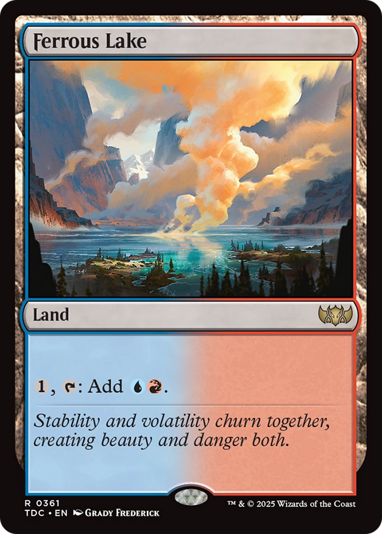 Ferrous Lake [Tarkir: Dragonstorm Commander] | Good Games Cannington