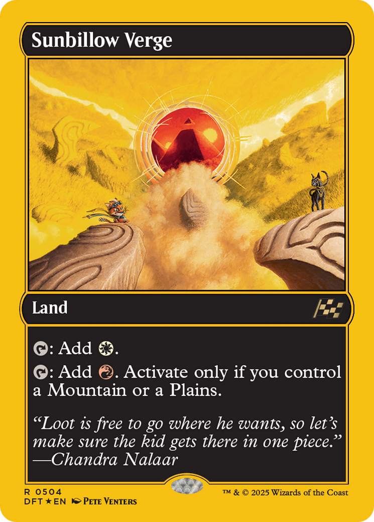 Sunbillow Verge (First-Place Foil) [Aetherdrift] | Good Games Cannington