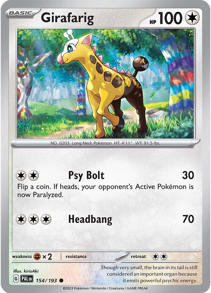 Girafarig (154/193) [Scarlet & Violet: Paldea Evolved] | Good Games Cannington