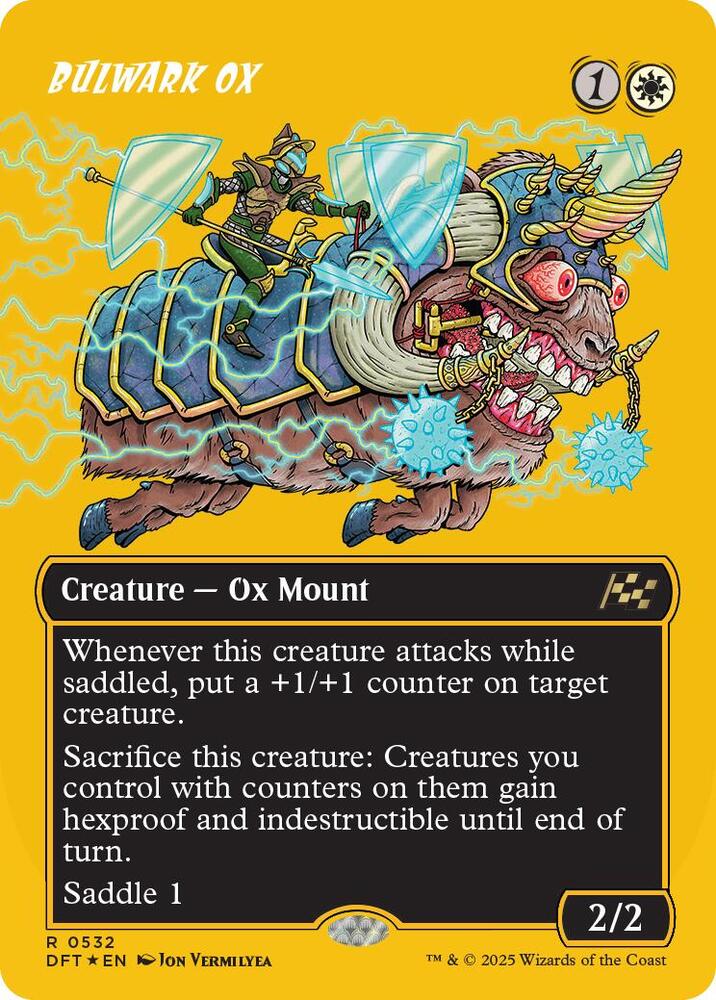 Bulwark Ox 532/291 (Aetherdrift)  - Borderless First-Place Foil | Good Games Cannington