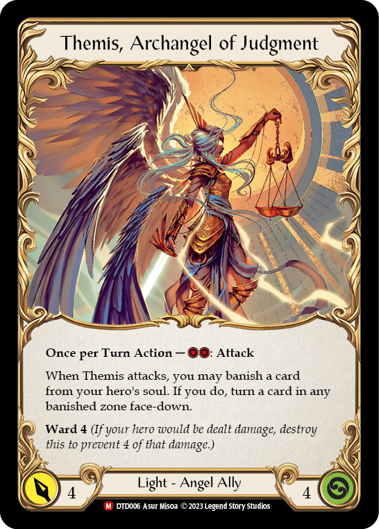 Figment of Judgment // Themis, Archangel of Judgment [DTD006] (Dusk Till Dawn) | Good Games Cannington