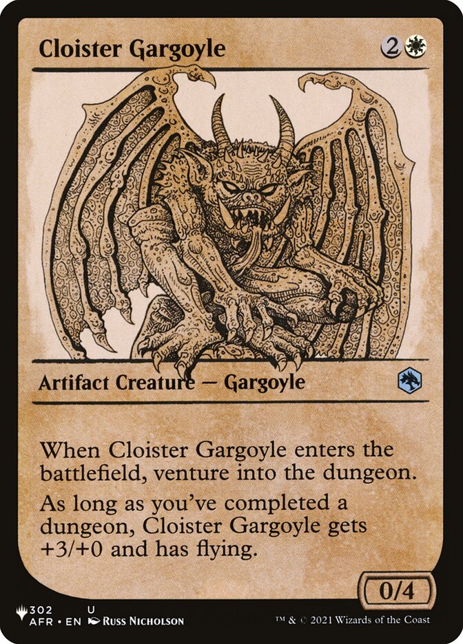 Cloister Gargoyle (Showcase) [The List] | Good Games Cannington