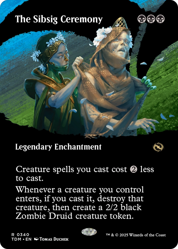 The Sibsig Ceremony (Borderless) [Tarkir: Dragonstorm] | Good Games Cannington