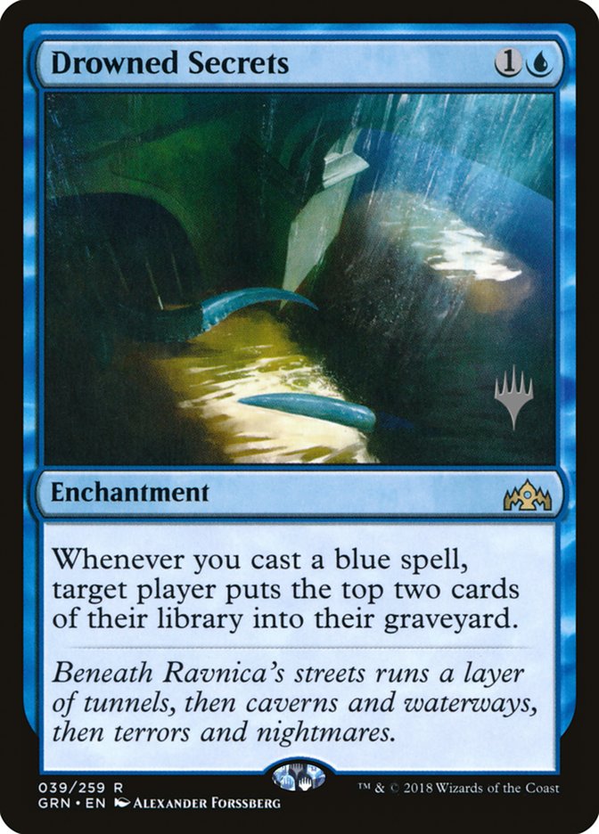 Drowned Secrets (Promo Pack) [Guilds of Ravnica Promos] | Good Games Cannington