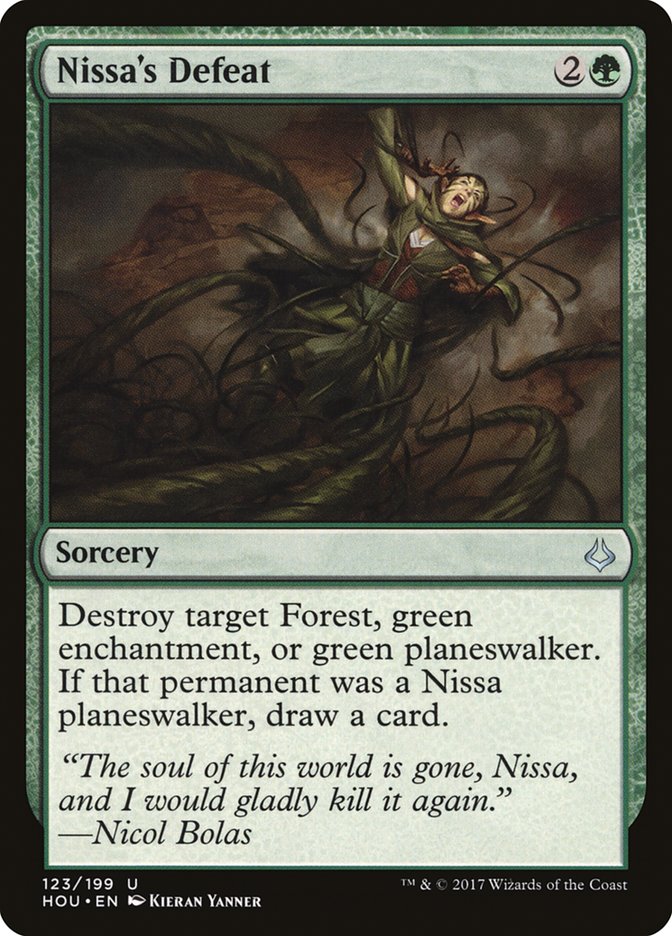 Nissa's Defeat 123/199 (Hour of Devastation)  | Good Games Cannington