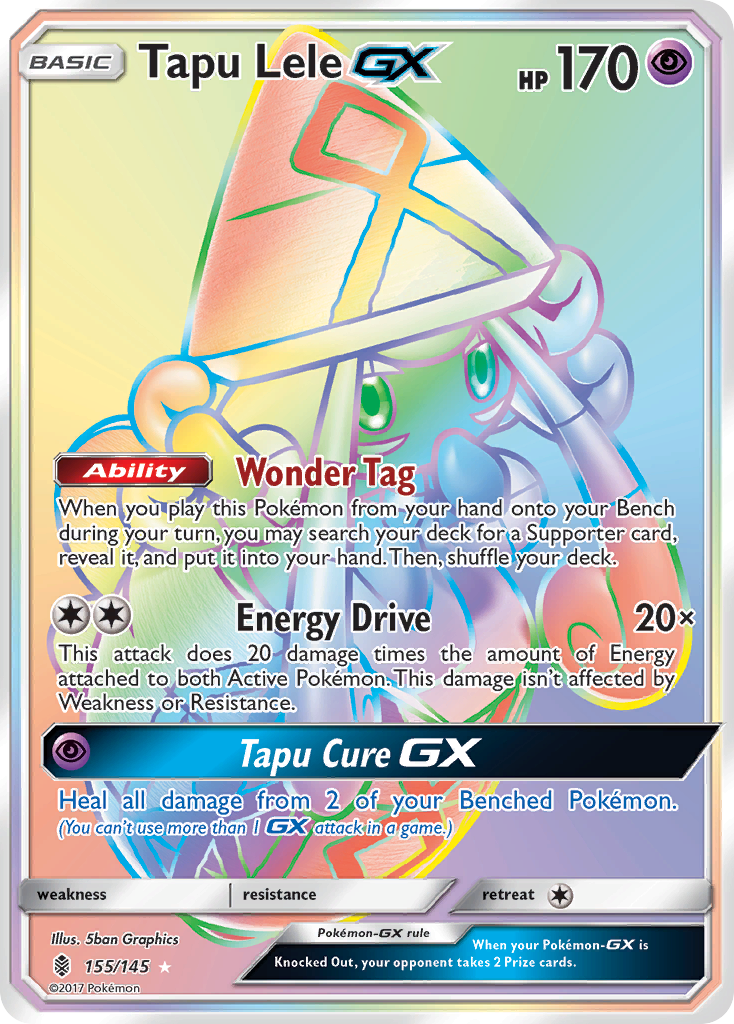 Tapu Lele GX (155/145) [Sun & Moon: Guardians Rising] | Good Games Cannington