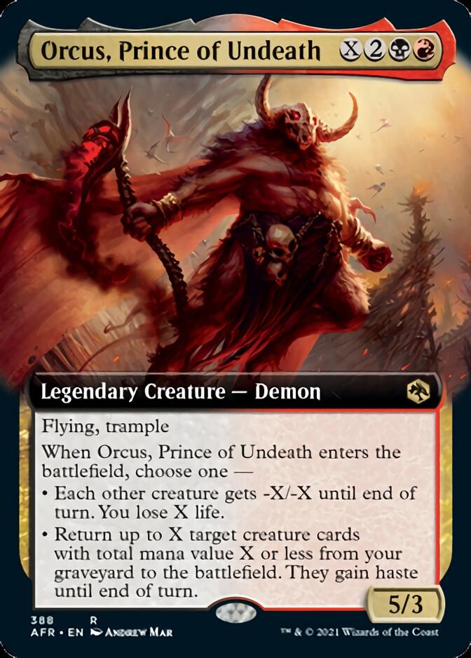 Orcus, Prince of Undeath (Extended Art) [Dungeons & Dragons: Adventures in the Forgotten Realms] | Good Games Cannington