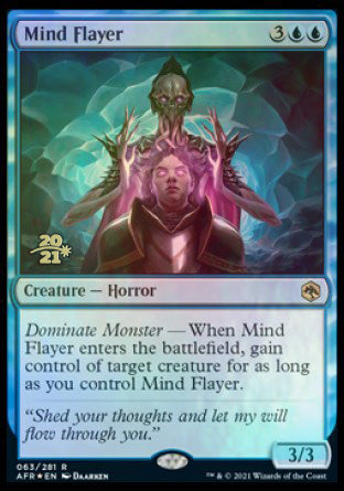 Mind Flayer [Dungeons & Dragons: Adventures in the Forgotten Realms Prerelease Promos] | Good Games Cannington
