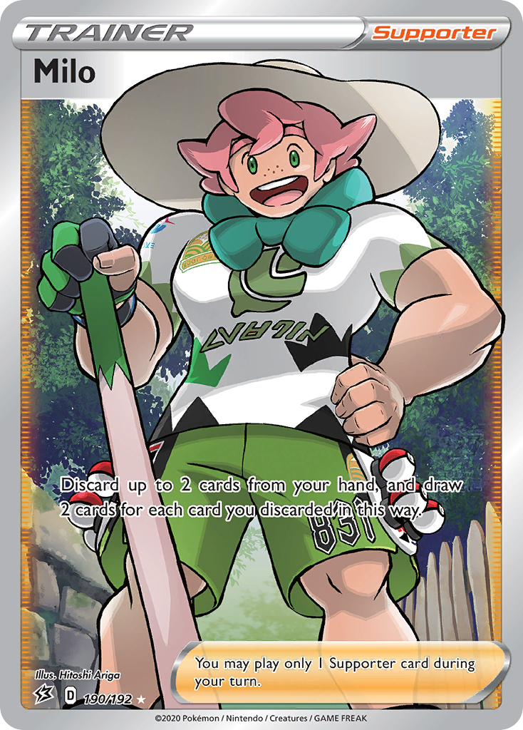 Milo (190/192) [Sword & Shield: Rebel Clash] | Good Games Cannington