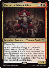 Florian, Voldaren Scion [Duskmourn: House of Horror Commander] | Good Games Cannington