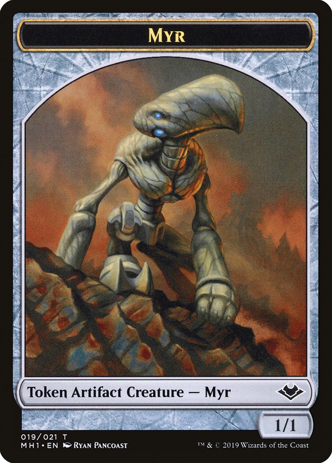 Bird (003) // Myr (019) Double-Sided Token [Modern Horizons Tokens] | Good Games Cannington