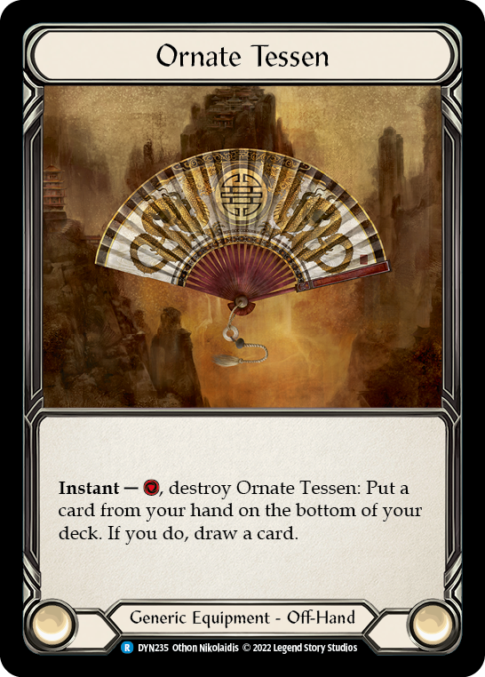 Ornate Tessen [DYN235] (Dynasty)  Rainbow Foil | Good Games Cannington