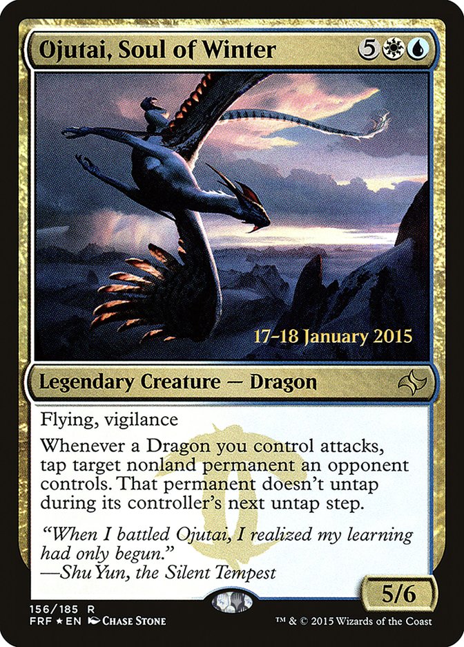 Ojutai, Soul of Winter [Fate Reforged Prerelease Promos] | Good Games Cannington