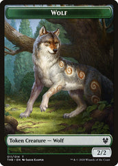 Satyr // Wolf Double-Sided Token [Theros Beyond Death Tokens] | Good Games Cannington