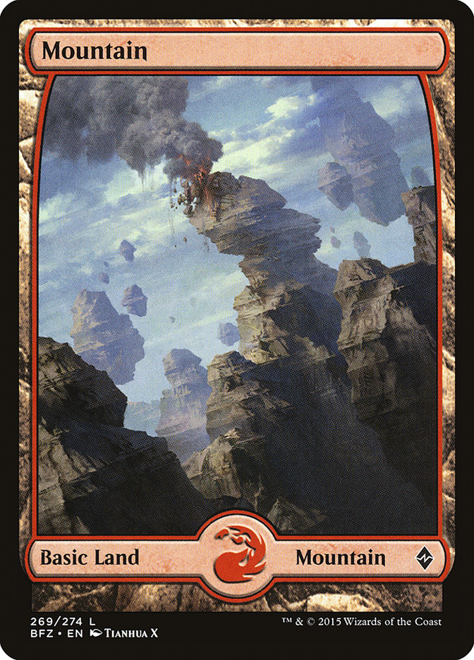 Mountain (269) (Full Art) [Battle for Zendikar] | Good Games Cannington