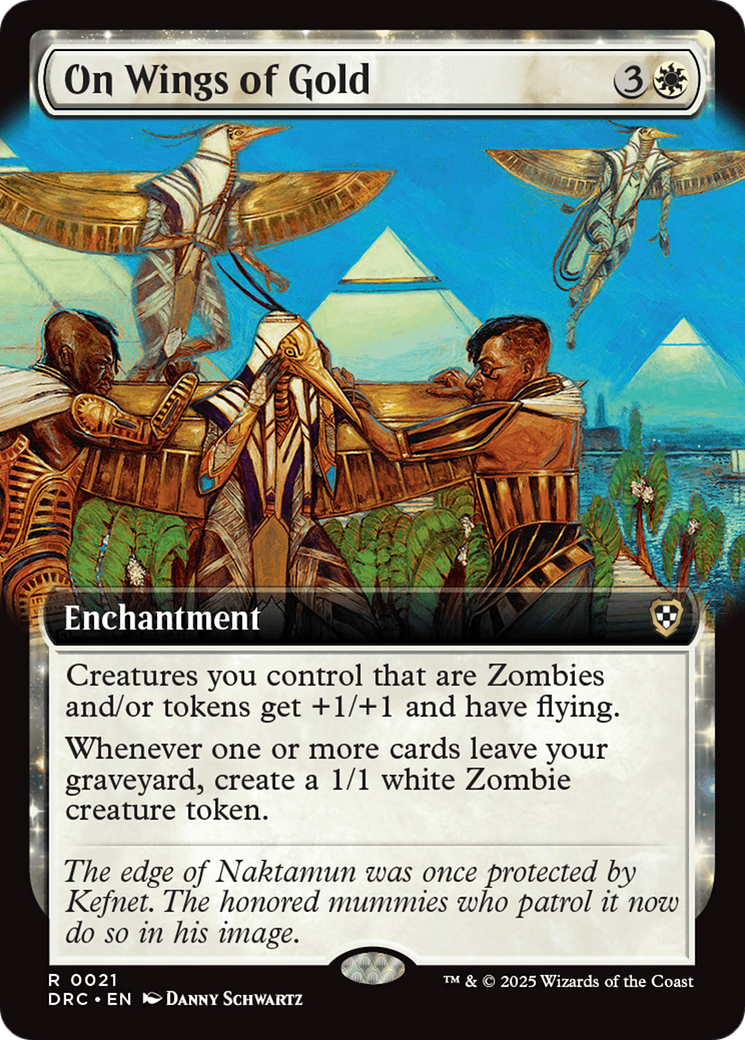 On Wings of Gold (Extended Art) [Aetherdrift Commander] | Good Games Cannington