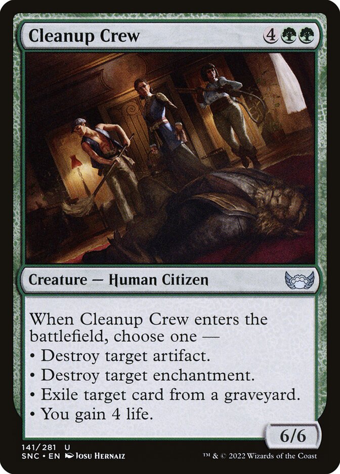 Cleanup Crew 141/281 (Streets of New Capenna)  - Foil | Good Games Cannington