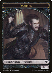 Eldrazi Spawn // Vampire Double-Sided Token [Commander 2017 Tokens] | Good Games Cannington