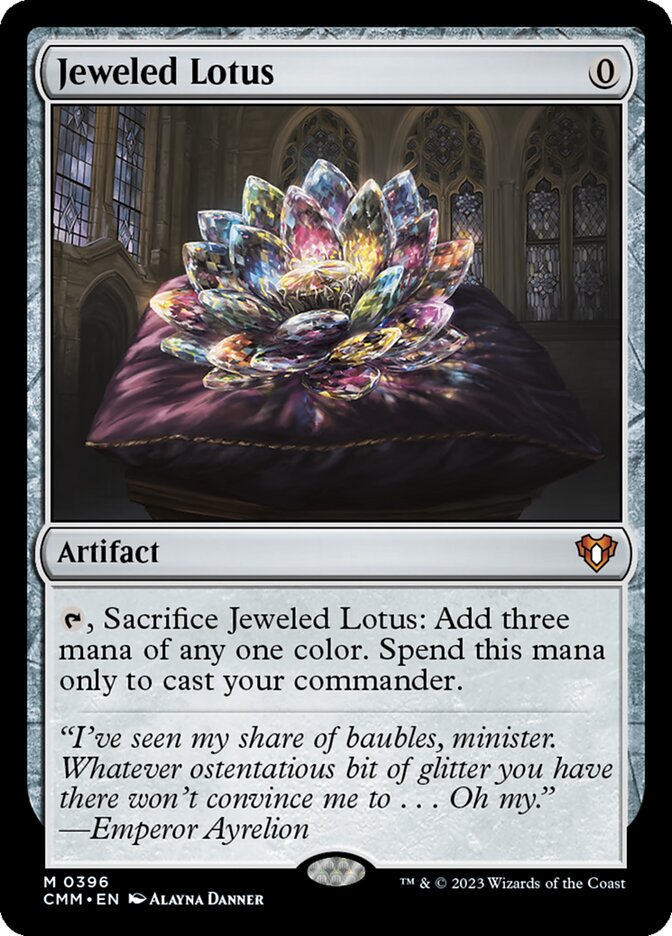 Jeweled Lotus 396 (Commander Masters)  - Foil | Good Games Cannington