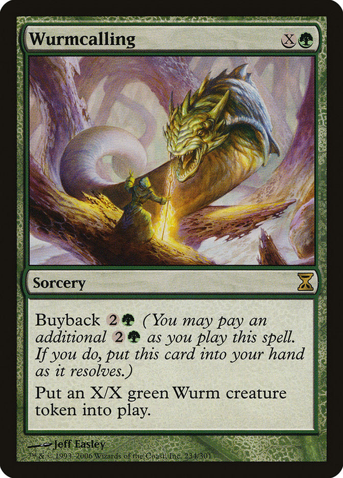 Wurmcalling 234/301 (Time Spiral)  - Foil | Good Games Cannington