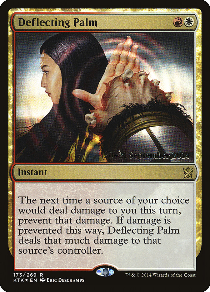 Deflecting Palm [Khans of Tarkir Prerelease Promos] | Good Games Cannington