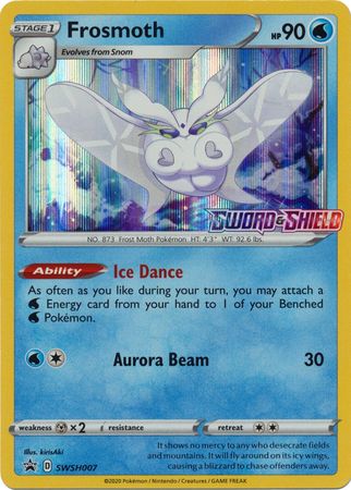 Frosmoth (SWSH007) (Prerelease Promo) [Sword & Shield: Black Star Promos] | Good Games Cannington