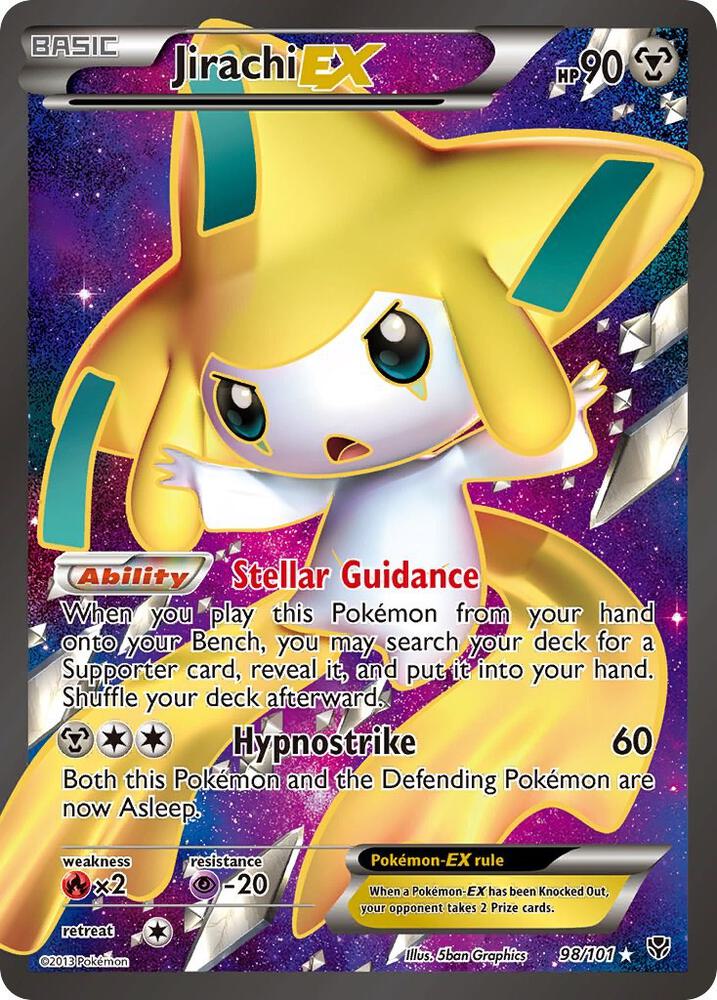 Jirachi EX 98/101 (Plasma Blast)  - Holofoil | Good Games Cannington