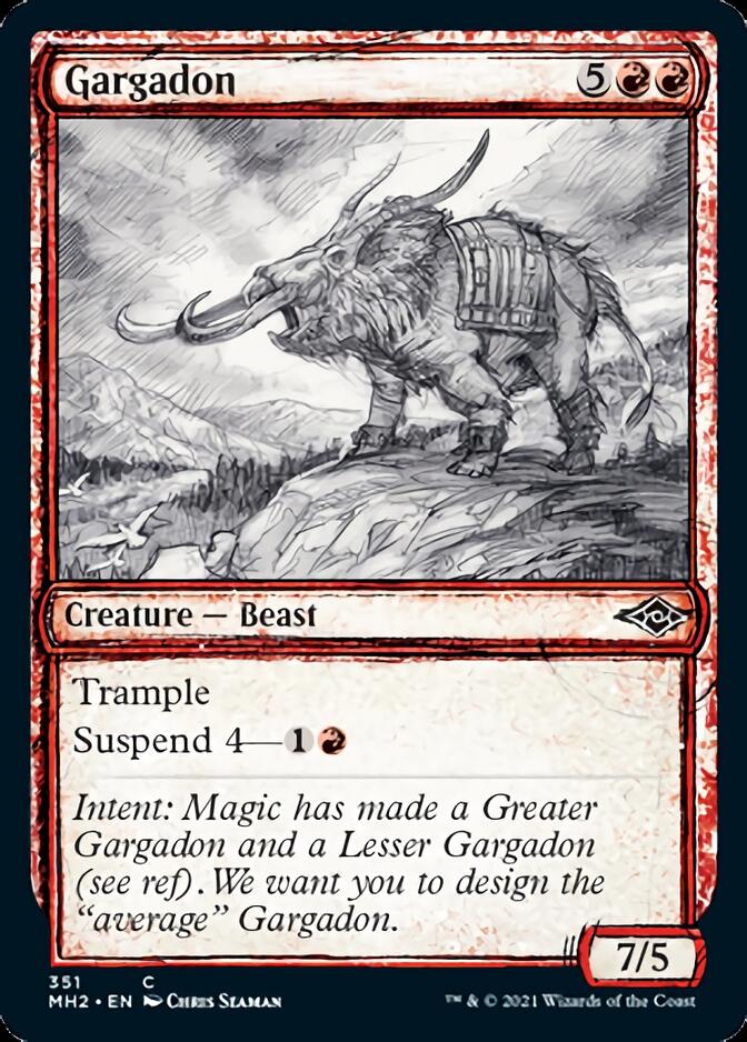 Gargadon (Sketch) [Modern Horizons 2] | Good Games Cannington