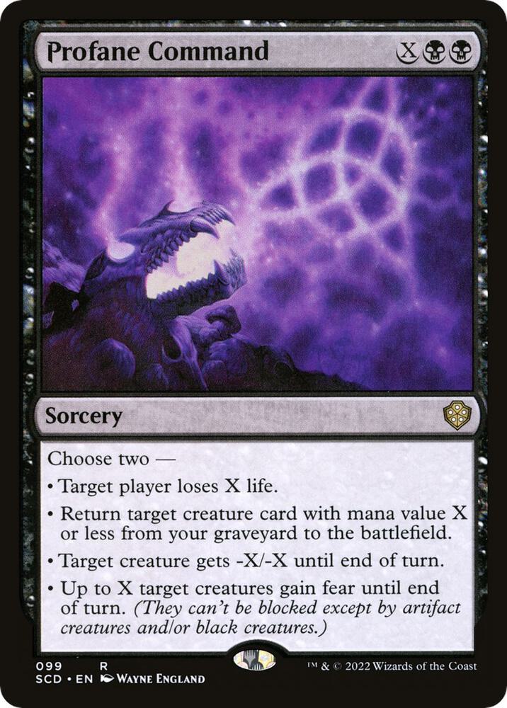 Profane Command 99 (Starter Commander Decks)  | Good Games Cannington