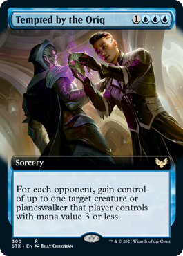 Tempted by the Oriq (Extended Art) [Strixhaven: School of Mages] | Good Games Cannington