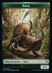 Boar // Ogre Double-Sided Token [Commander Legends: Battle for Baldur's Gate Tokens] | Good Games Cannington