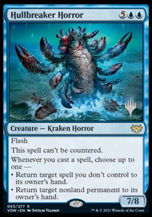 Hullbreaker Horror (Promo Pack) [Innistrad: Crimson Vow Promos] | Good Games Cannington