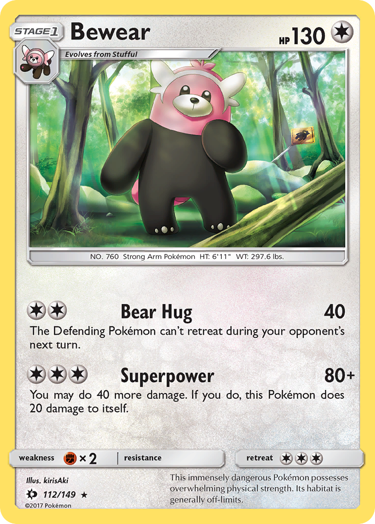 Bewear (112/149) [Sun & Moon: Base Set] | Good Games Cannington