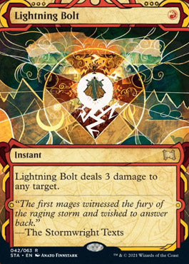 Lightning Bolt (Foil Etched) [Strixhaven: School of Mages Mystical Archive] | Good Games Cannington