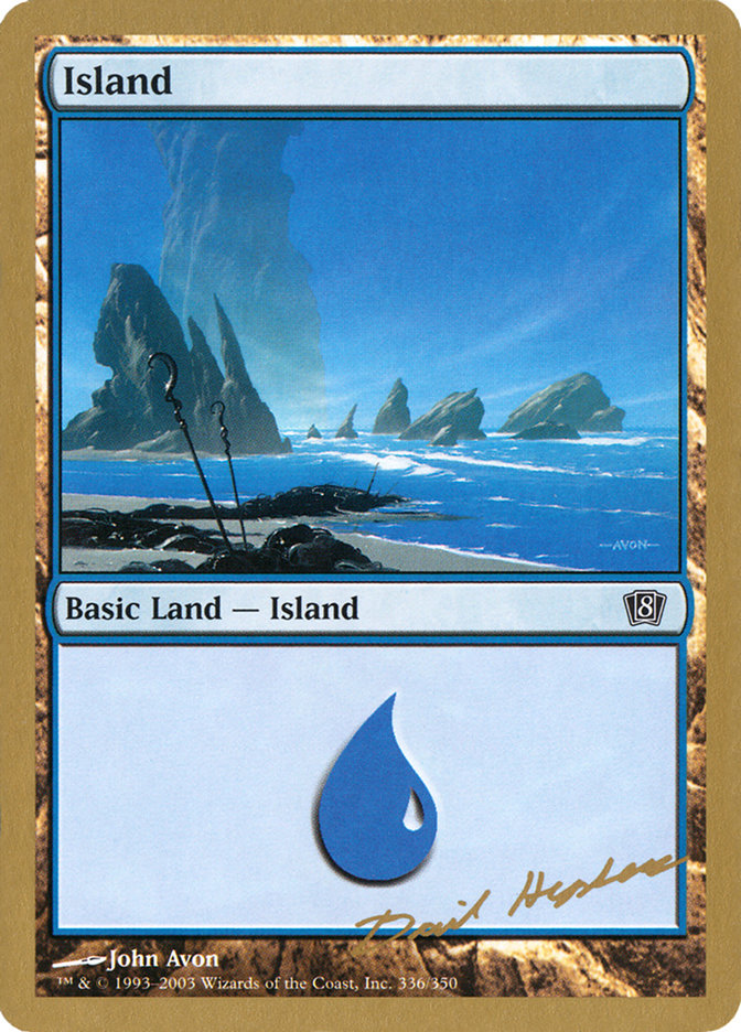 Island (dh336) (Dave Humpherys) [World Championship Decks 2003] | Good Games Cannington