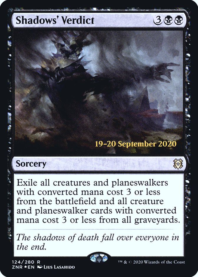 Shadows' Verdict [Zendikar Rising Prerelease Promos] | Good Games Cannington