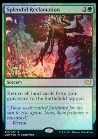 Splendid Reclamation [Innistrad: Crimson Vow Prerelease Promos] | Good Games Cannington
