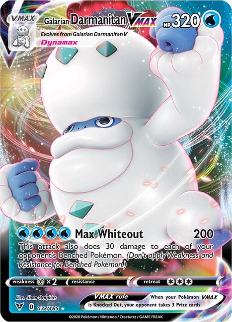 Galarian Darmanitan VMAX 037/185 (SWSH04: Vivid Voltage)  - Holofoil | Good Games Cannington