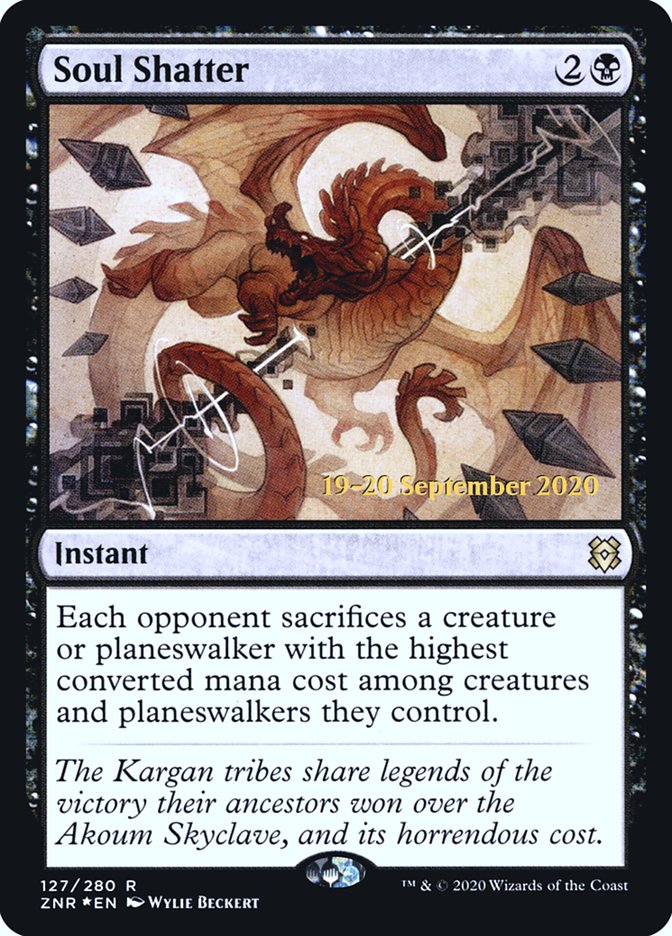 Soul Shatter [Zendikar Rising Prerelease Promos] | Good Games Cannington