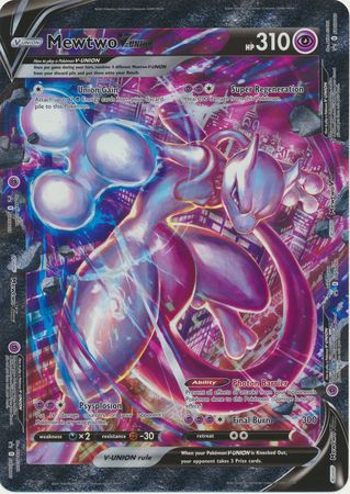Mewtwo V-Union (Jumbo Card) [Sword & Shield: Black Star Promos] | Good Games Cannington
