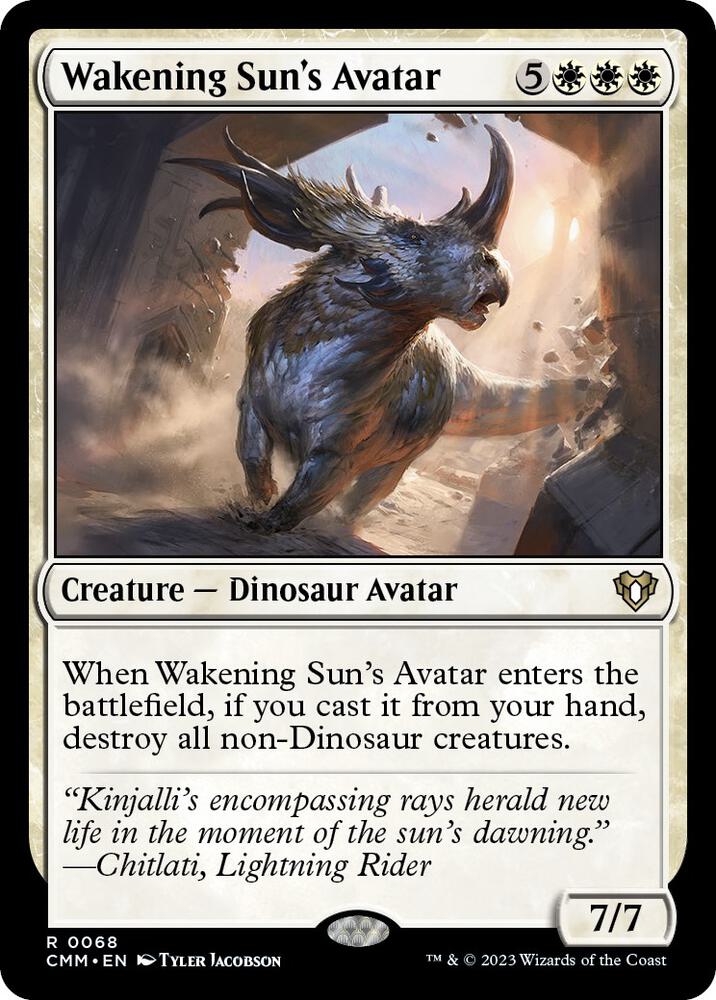 Wakening Sun's Avatar 68 (Commander Masters)  | Good Games Cannington