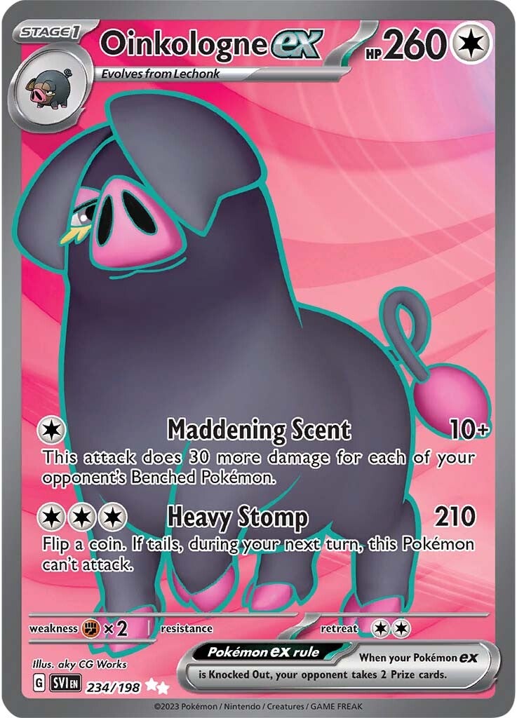 Oinkologne ex (234/198) [Scarlet & Violet: Base Set] | Good Games Cannington