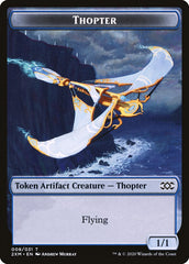 Beast // Thopter (008) Double-Sided Token [Double Masters Tokens] | Good Games Cannington