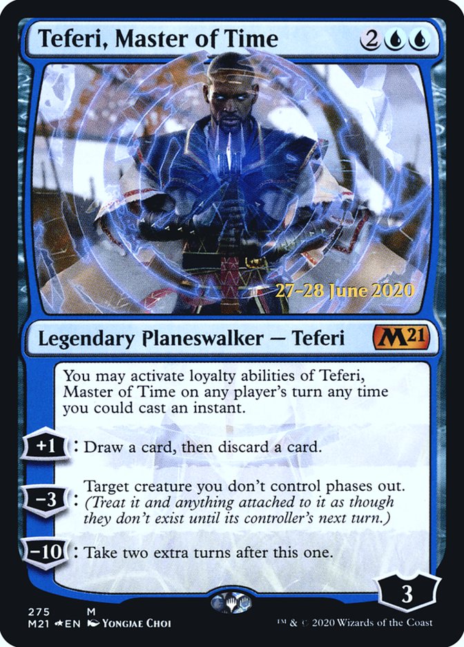 Teferi, Master of Time [Core Set 2021 Prerelease Promos] | Good Games Cannington