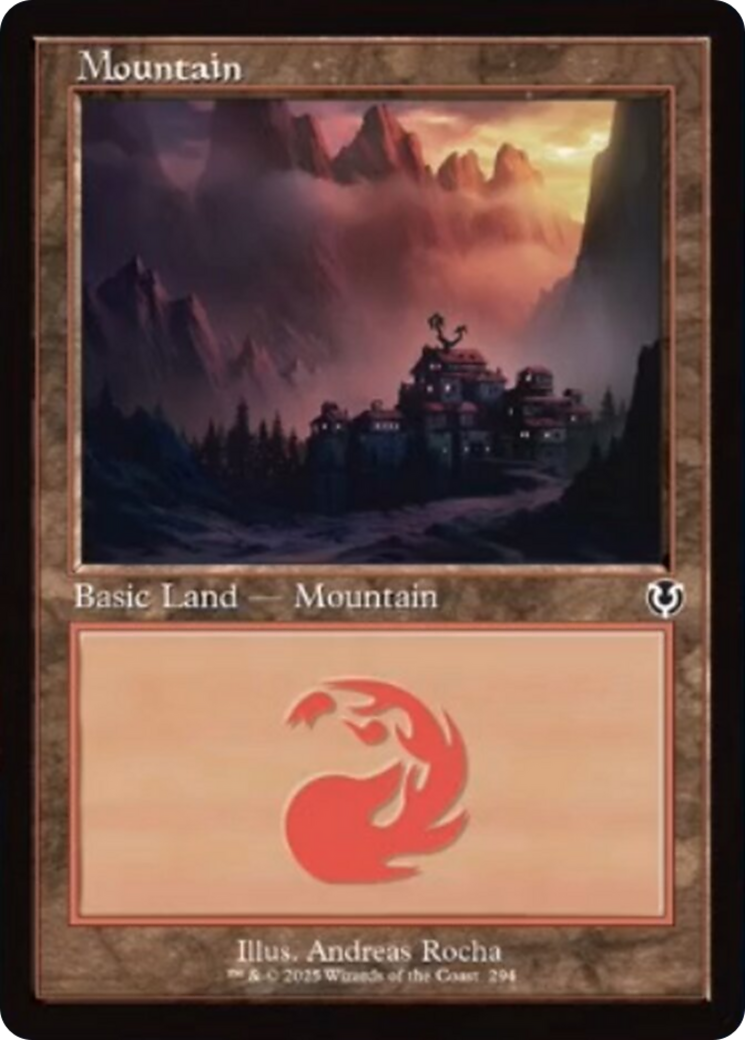 Mountain (294) (Retro Frame) [Innistrad Remastered] | Good Games Cannington